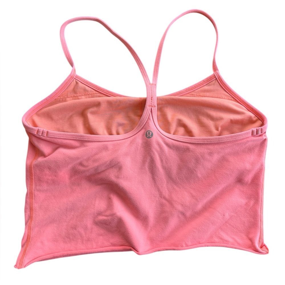 Lululemon athletica Women’s Power Y Tank coral pink Luon Light Pink Tank Top, 8